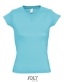 Dames  T-shirt Sols V-Neck Victory Atoli Blue